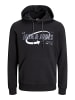 Jack & Jones Hoodie 'Black' in schwarz