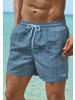 H.I.S Badeshorts in blau bedruckt