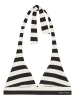 Marc O'Polo Triangel-Bikini-Top Ystad (Fine MOP Stripe) in Schwarz-Weiss