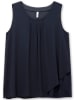 sheego 2-in-1-Top in tiefblau