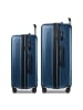 Redolz Essentials 14 4-Rollen Kofferset M+L mit Dehnfalte dark blue metallic