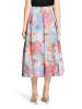 Vera Mont Faltenrock mit Jacquard in Blue/Rosé
