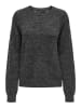 ONLY Strickpullover in Dark Grey Melange