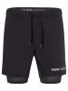 super.natural Merino Shorts M DOUBLE LAYER SHORTS in schwarz