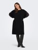 ONLY Carmakoma Sweatshirt-Kleid in Black