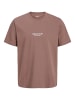 JACK & JONES PLUS T-shirt in Deep Taupe