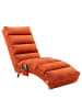 ABRIHOME Entspannungsliege in Orange mit Vibration und Seitentaschen für Wohnzimmer