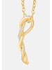 Diamant Exquis Halskette aus 375 Gelbgold mit Diamant
