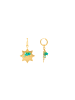 Luxenter Ohrringe Silmu mit 18 Karat Goldfinish – SILMU