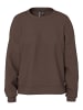 Pieces Sweatshirt in Hot Fudge