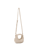 Les Visionnaires Greta Micro weave Handtasche Leder 20 cm in vanilla