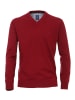 Redmond V-Ausschnitt Pullover in rot