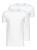 Calida T-Shirt, 2er-Pack in weiss