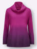 Sieh an! Rollkragenpullover in magenta-traube