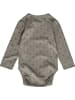 Hummel Kinder Langarmbody "Hmlmini Bee Aop Body L/S" in Khaki