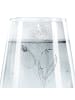 Mr. & Mrs. Panda Trinkglas Blume HageRundunge ohne Spruch in Transparent