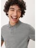 QS Polo-Shirt in 9730_grau meliert