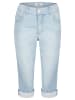 ANGELS  5-Pocket Jeans Jeans Capri TU mit Used-Look in bleached blue used