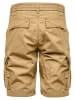 Humy Bermuda Chino Shorts mit Gürtel und Cargo Design A&S in Beige