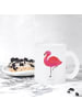 Mr. & Mrs. Panda Kaffeetasse Flamingo Classic ohne Spruch in Transparent