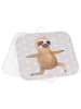 Mr. & Mrs. Panda 2er Set Topflappen  Faultier Yoga ohne Spruch in Grau Pastell