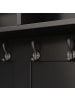 ABRIHOME Garderobenset mit Sitzbank in Schwarz - 100×185.5×40 cm