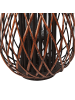 Beliani Laterne KIUSIU in Braun - (W) 40 x (H) 60 x (L) 40 cm