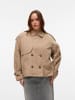 Vero Moda Trenchcoat in Silver Mink