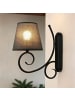 Licht-Erlebnisse Wandlampe (B)18 x (H)35 cm in Anthrazit