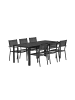 ebuy24 Schwarz 90 x 205 cm