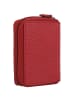 VLD VOi Leather Design Hirsch Manu Kreditkartenetui Leder 8 cm in granat
