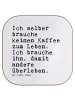 Mr. & Mrs. Panda Coaster Ich selber brauche keinen... mit Spruch in Weiß