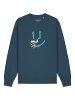wat? Apparel Sweatshirt Graffiti Astronaut in Petrol