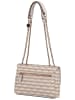 Guess Bodybag Giully II 2 Comp Conv Flap in Taupe Multi