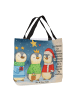 Mr. & Mrs. Panda Shopper Winterzeit Heilige drei Könige Design m... in Weiß