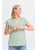 Fransa Kurzarm-Bluse FRZAWOV Regular fit in Frosty Green