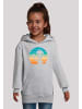 F4NT4STIC Hoodie Alien Piece Sonnenuntergang in grau meliert