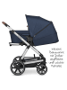 ABC-Design Kombi-Kinderwagen Timbo 4 - inkl. Babywanne in blau,silber