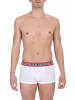 Bikkembergs Weiß Baumwolle Herren Unterwäsche Trunk Zwillings- Pack