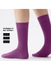 von Jungfeld Classic Socken Signature Innenbund in Magenta