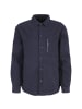 Joy Shirt BG - Tech fleece overshirt in Azurblau