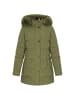 Usha Women Coat in olive