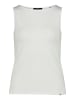 Zero  Basic Shirt mit U-Boot-Ausschnitt in Brilliant White