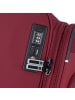 D&N Travel Line 9504 4 Rollen Trolley L 76 cm mit Dehnfalte dark red