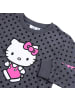 Hello Kitty Sweatshirt Hello Kitty Punktemuster in Dunkelgrau