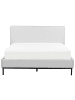 Beliani Doppelbett CORIO in Grau/Schwarz - (W) 153 x (H) 101 x (L) 219 cm