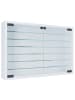 ebuy24 Glasvitrinen MandosaXL 1 Weiß 60 x 10 cm