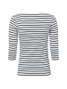 brookshire Shirt in weiß marine - 0027