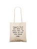 Mr. & Mrs. Panda Einkaufstasche Spruch Haustiere pflegen mit Spruch in Creme