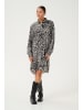 Kaffe Langarm - Hemd KAmilia Loose fit in Moonstruck / Black Animal